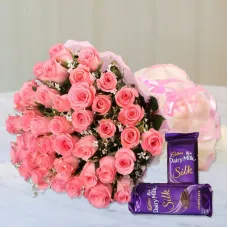Sweet Pink Rose Surprise