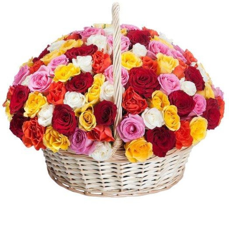 Premium Basket of Roses