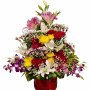 Colorful mixed bulbs oriental bouquet