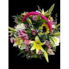 Basket bouquet