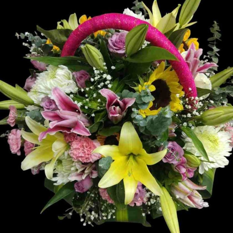Basket bouquet